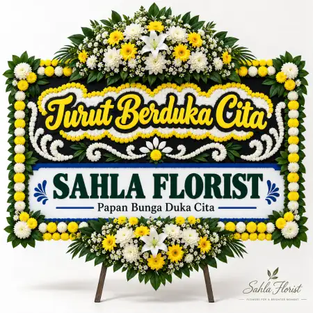 Papan Bunga Duka Taman Palem